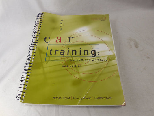 Music for Ear Training (Workbook & CD-ROM) - 9663