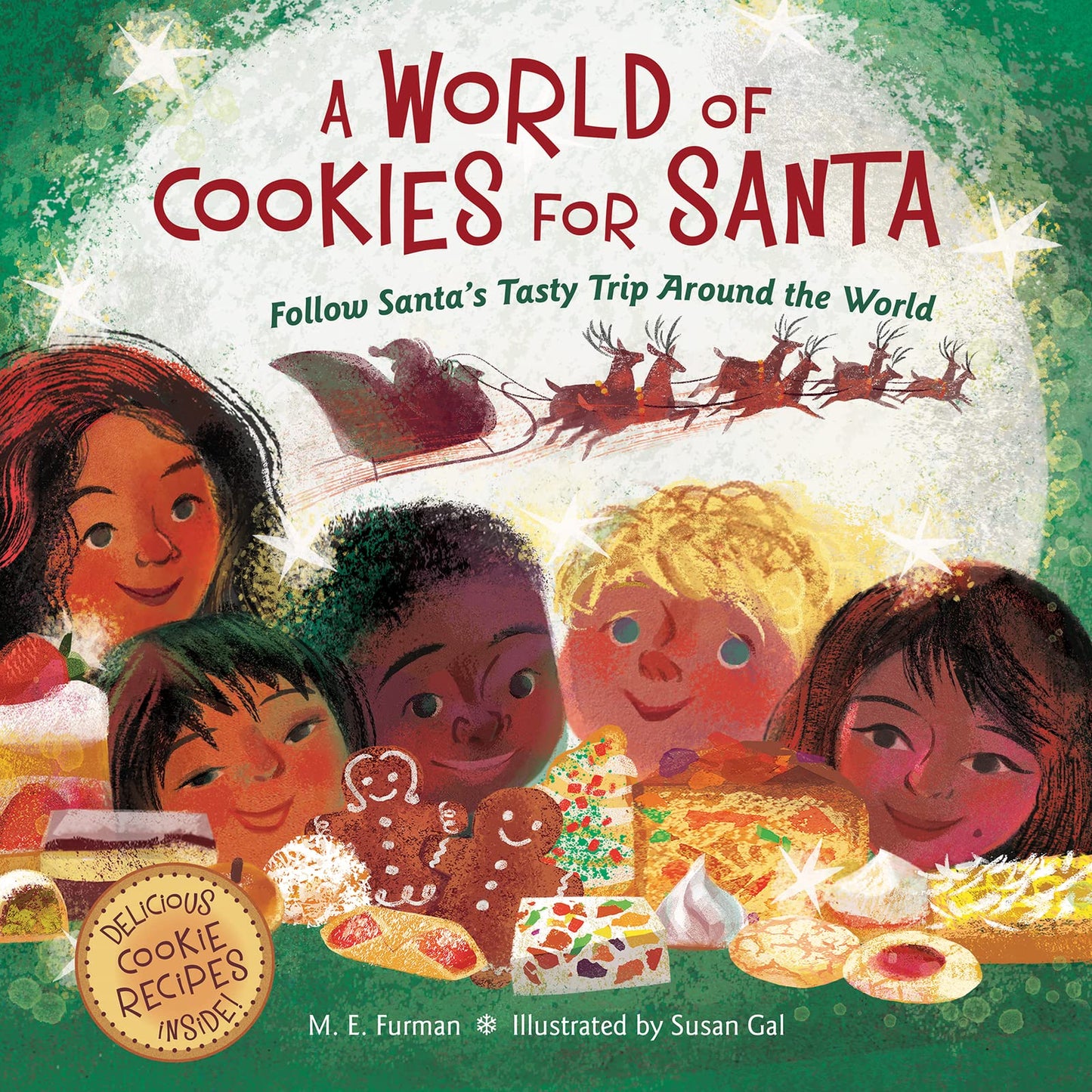 A World of Cookies for Santa: Follow Santa's Tasty Trip Around the World: A Christmas Holiday Book for Kids - 9994