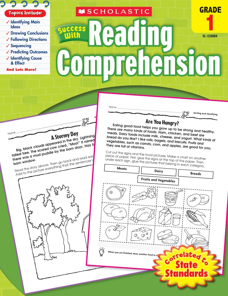 Scholastic Success with Reading Comprehension, Grades 1
