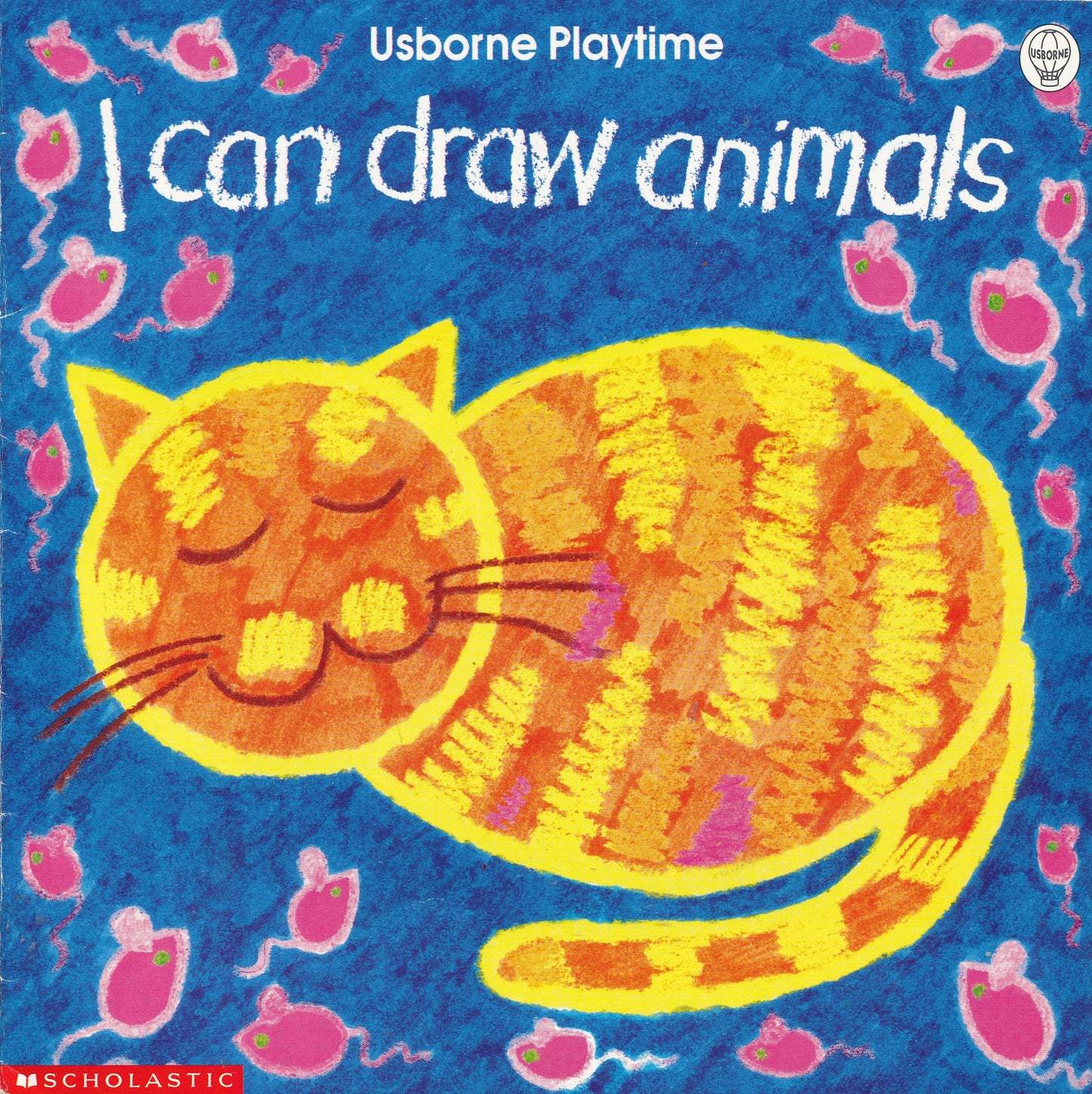I Can Draw Animals (Usborne Playtime) - 3708