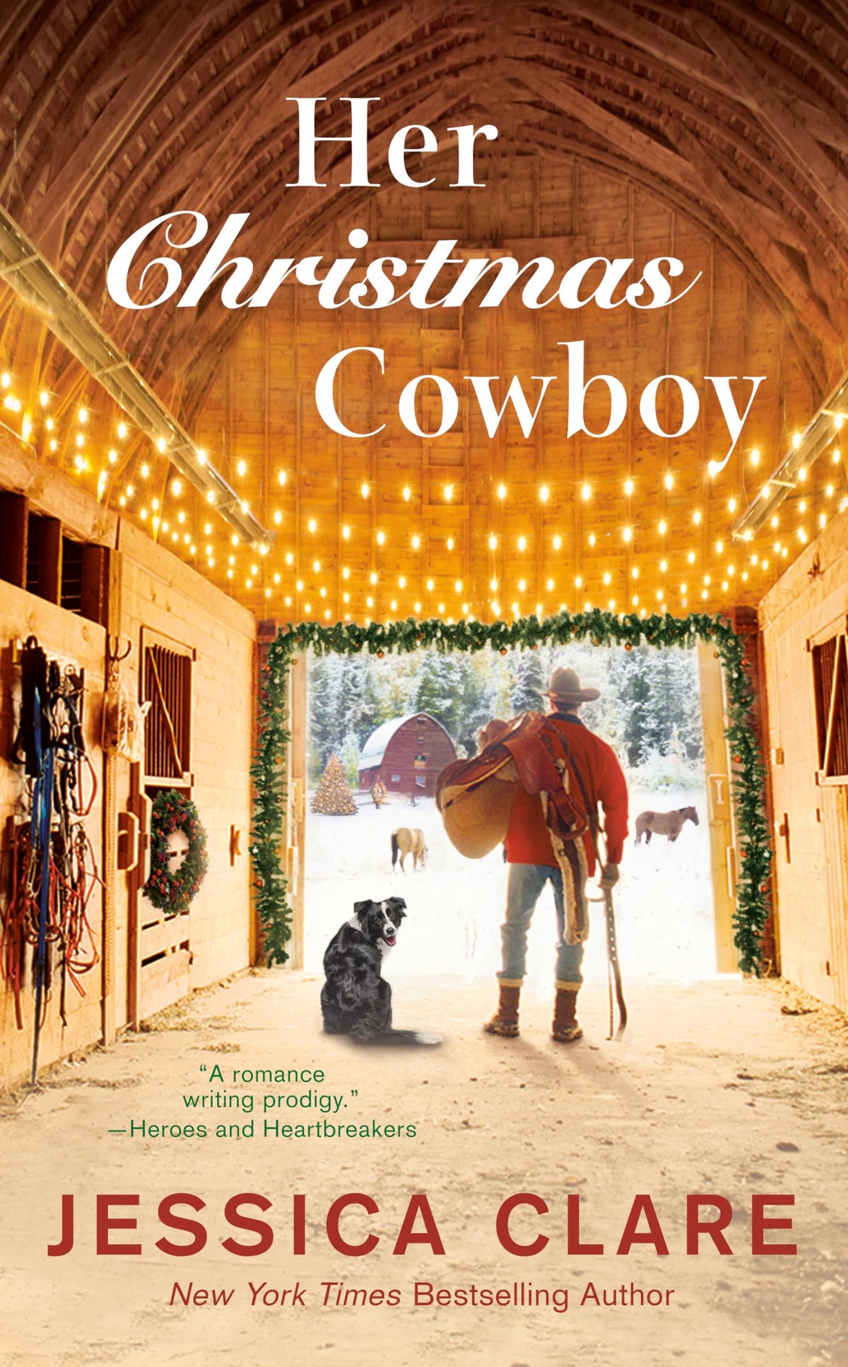Her Christmas Cowboy (The Wyoming Cowboys Series)