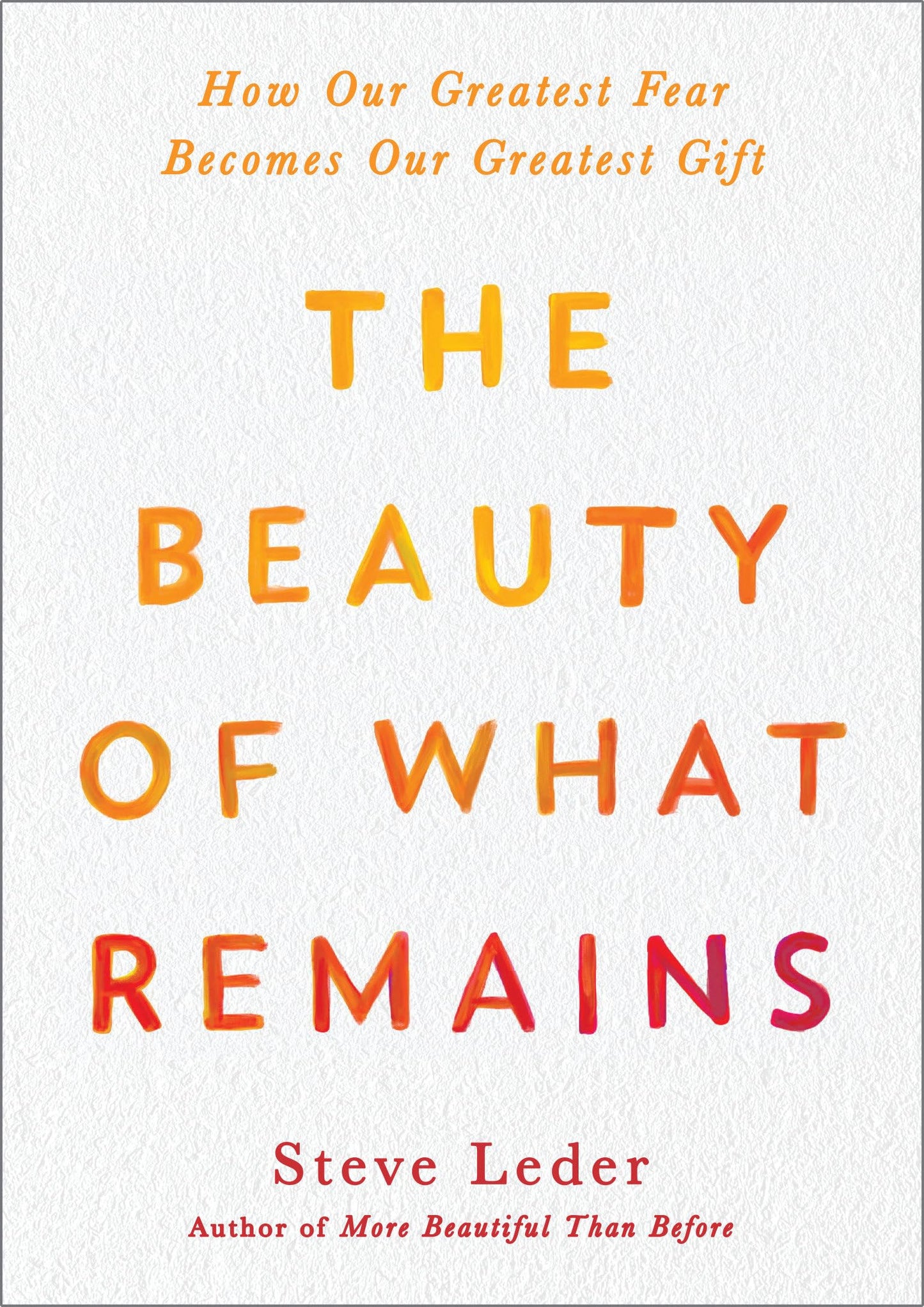 The Beauty of What Remains: How Our Greatest Fear Becomes Our Greatest Gift - 3193