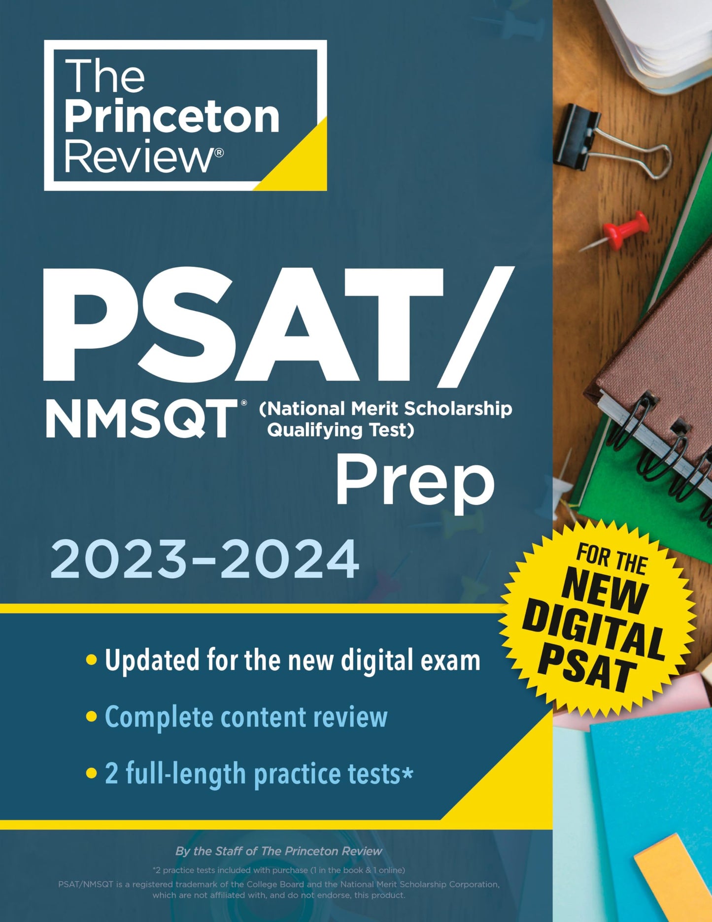 Princeton Review PSAT/NMSQT Prep, 2023-2024: 2 Practice Tests + Review + Online Tools for the NEW Digital PSAT (2023) (College Test Preparation) - 3292