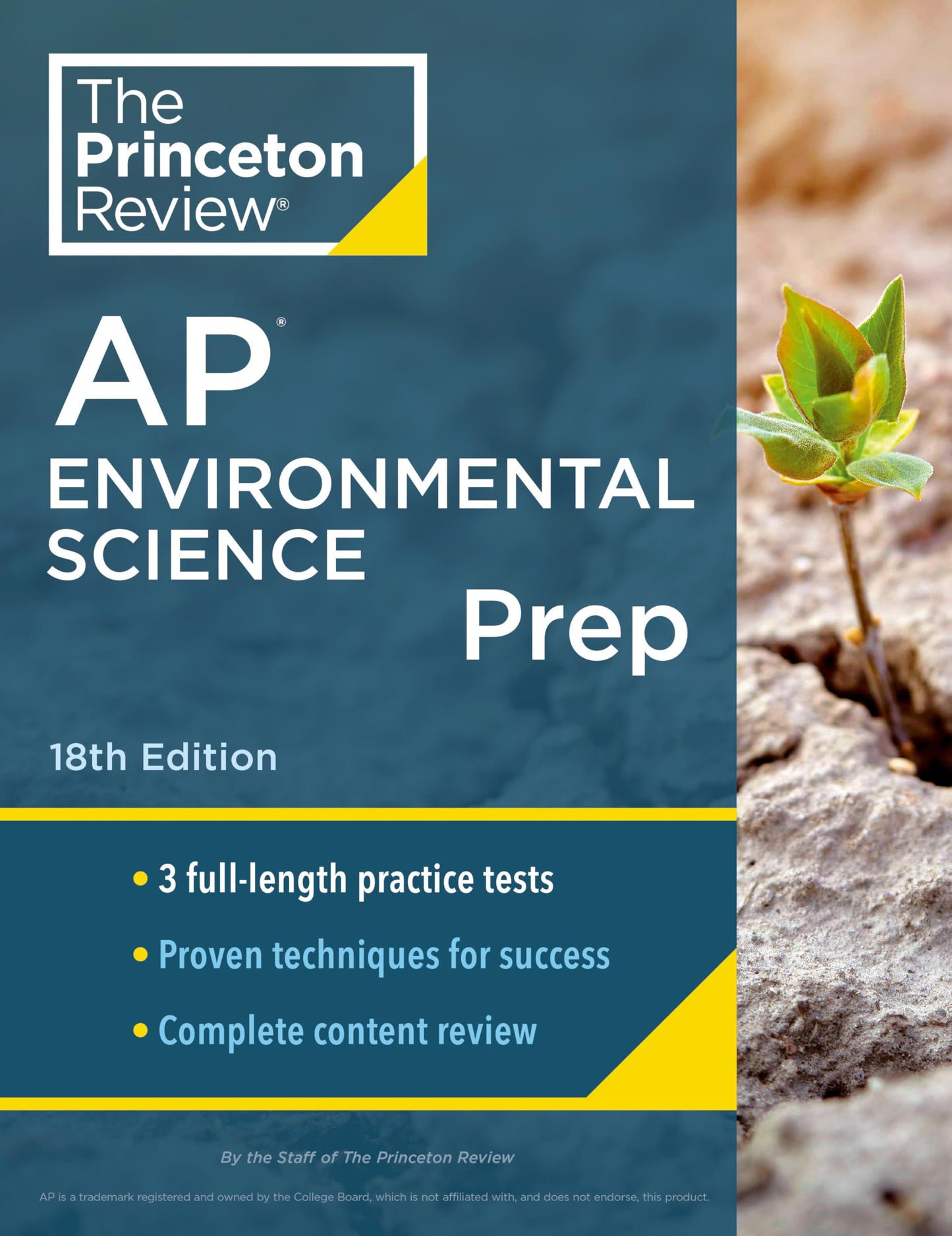 Princeton Review AP Environmental Science Prep, 18th Edition: 3 Practice Tests + Complete Content Review + Strategies & Techniques (2024) (College Test Preparation)