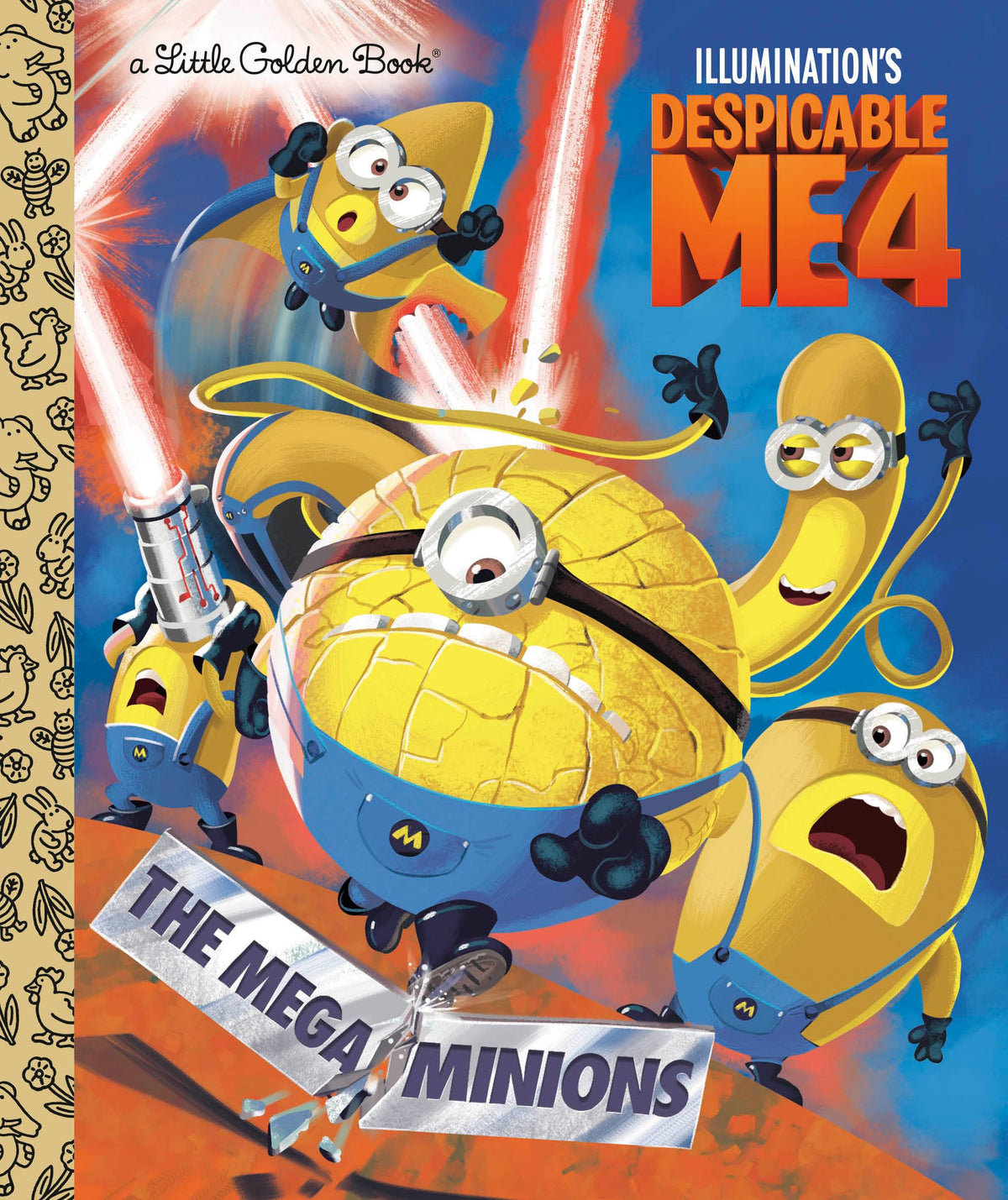 The Mega-Minions (Despicable Me 4) (Little Golden Book)