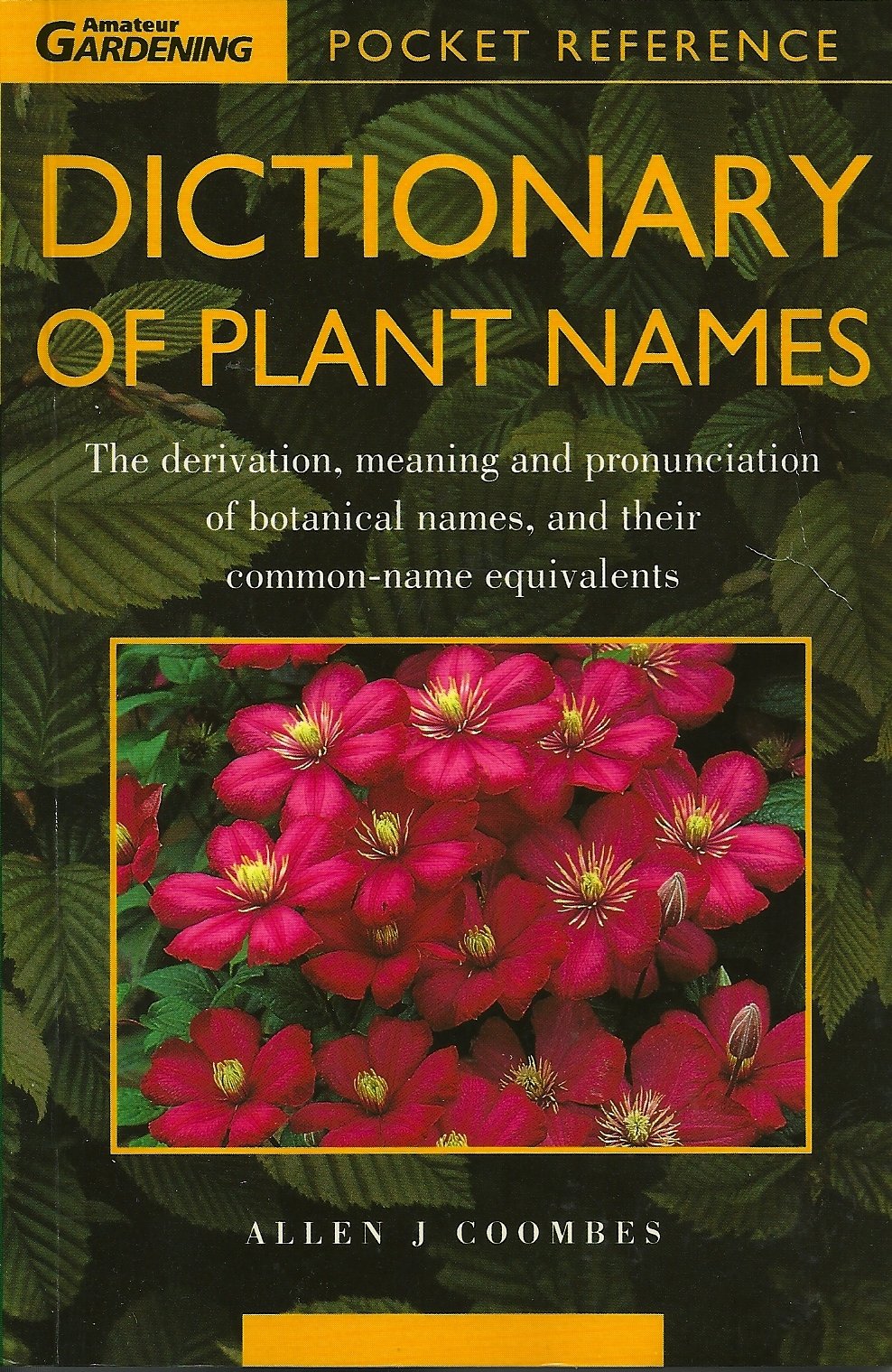 Dictionary of Plant Names