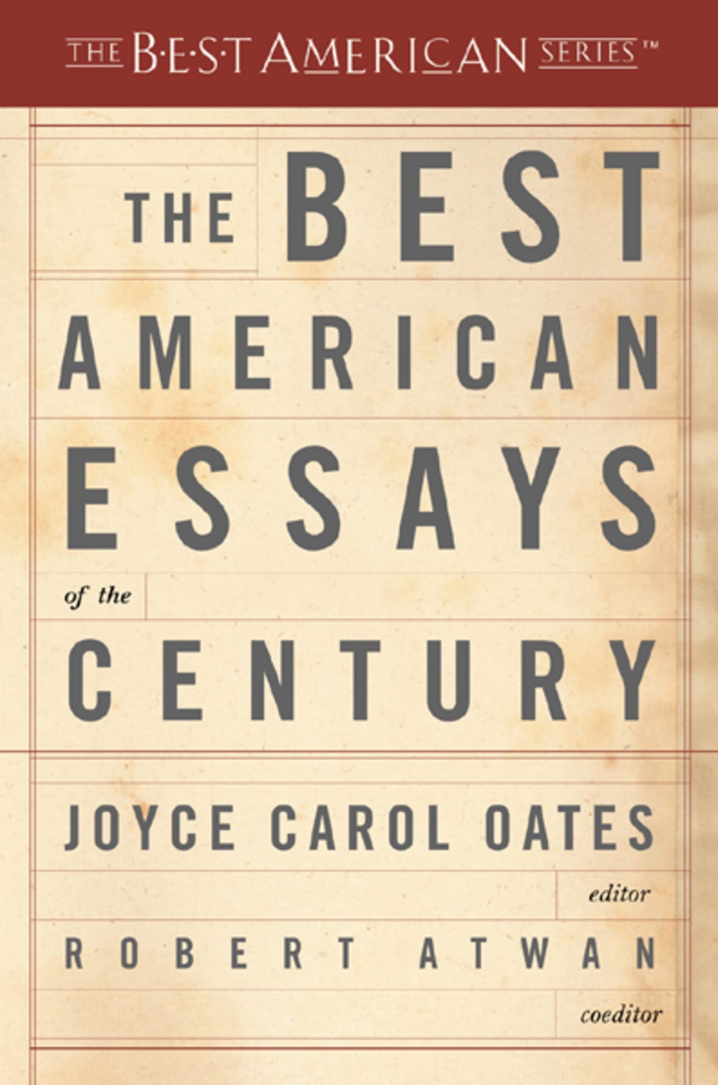 The Best American Essays of the Century (The Best American Series) - 6054