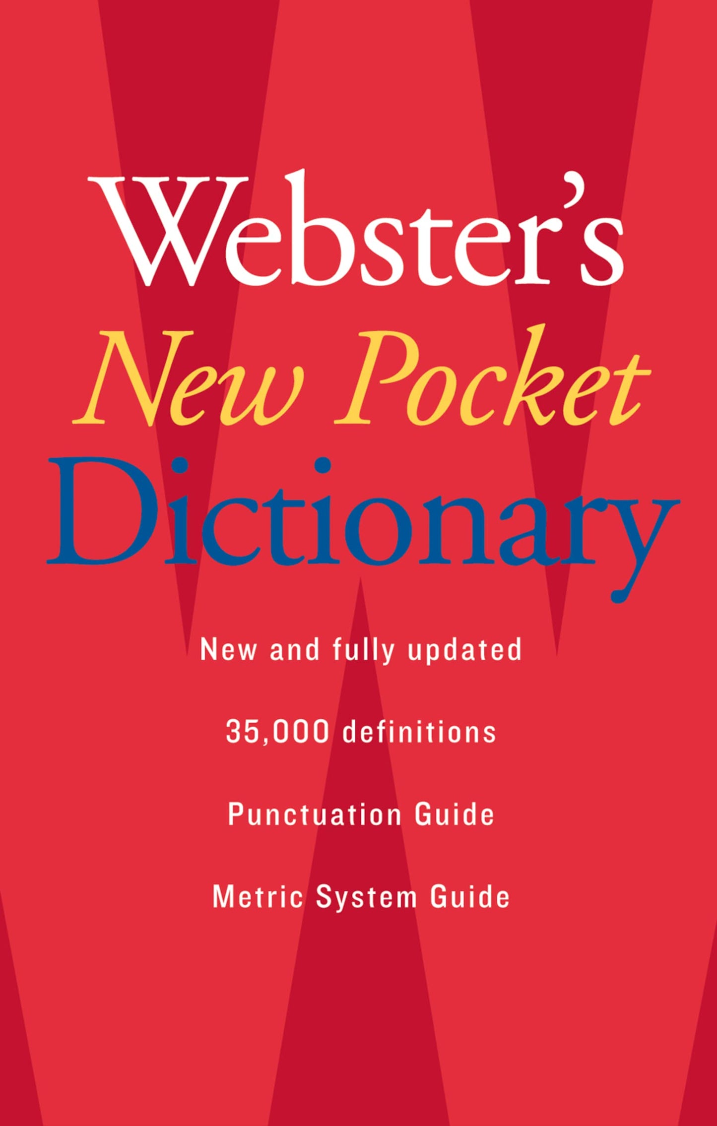 Houghton Mifflin Webster's New Pocket Dictionary Printed Book - 1044