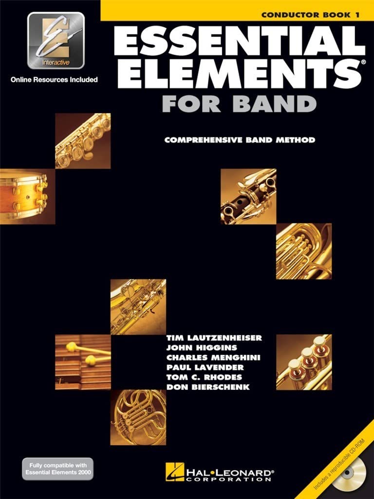Essential Elements for Band - Conductor Book 1 with EEi | Band Director’s Score and Teaching Guide | Online Audio and Interactive Learning | Hal Leonard Essential Elements