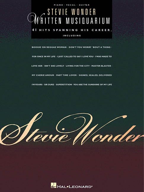 Stevie Wonder - Written Musiquarium - 2789
