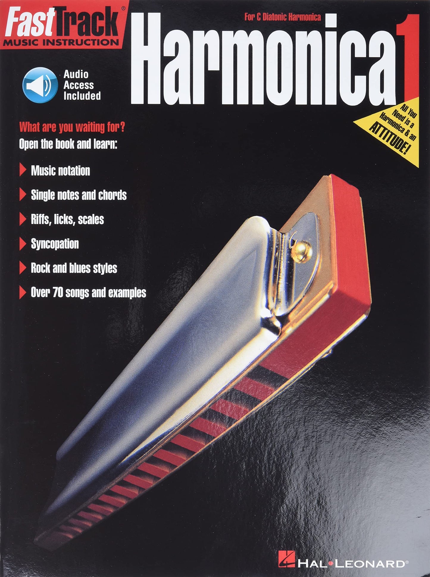 FastTrack Harmonica Method - Book 1 Book/Online Audio (Fast Track (Hal Leonard))