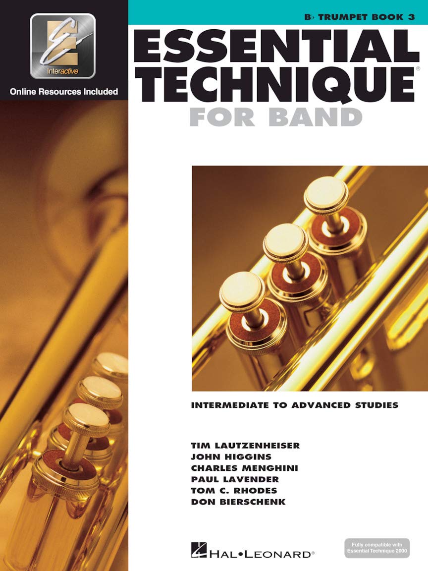 Essential Elements For Band - Bb Trumpet Book 3 with EEi Online Resources | Bb Trumpet Method Songbook and Sheet Music for School Band Students and Teachers | Intermediate to Advanced Studies