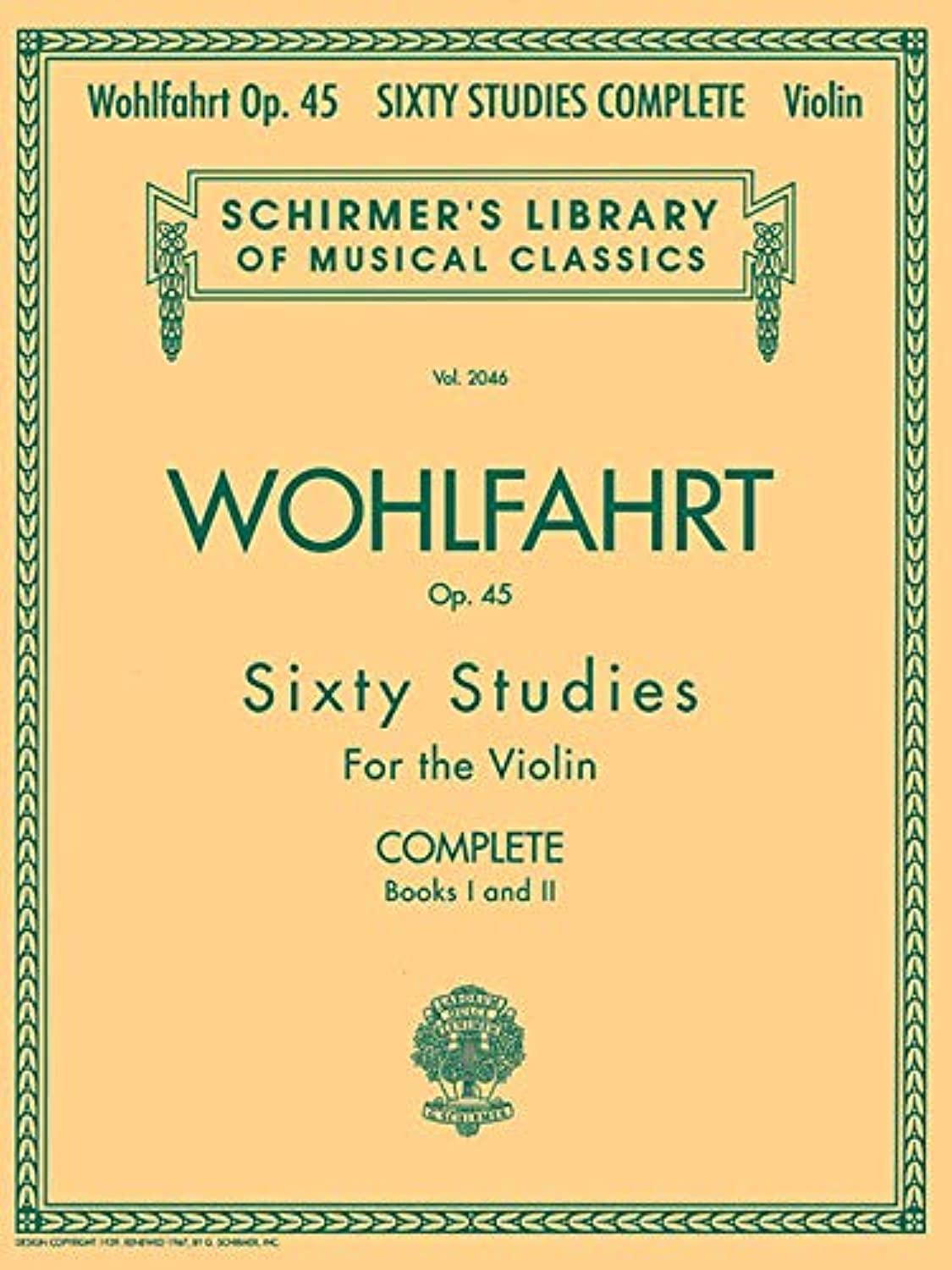 Franz Wohlfahrt - 60 Studies, Op 45 Complete for Violin | Essential Violin Etudes and Exercises for Beginners and Intermediate Players | Classical Violin Technique Book for Students and Teachers