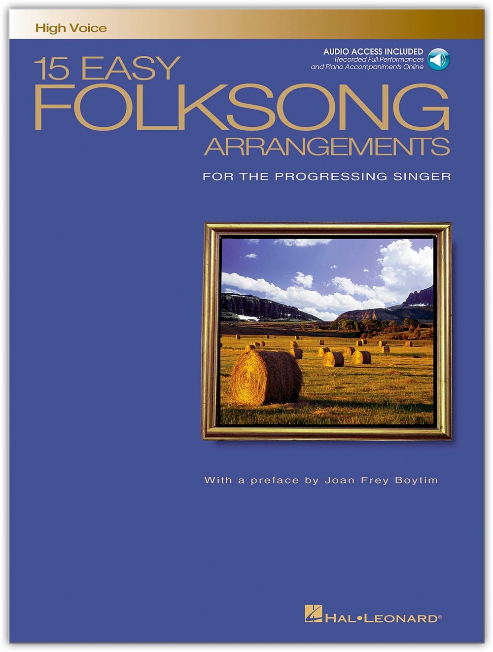 15 Easy Folksong Arrangements for The Progressing Singer | Early Stage Vocal Method Sheet Music Book for Students and Teachers | Folk Songs with Intermediate Piano Accompaniments and Online Audio