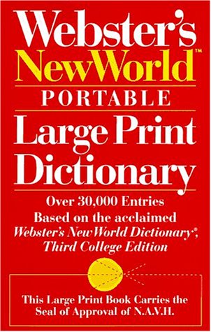 Webster's New World Portable Large Print Dictionary