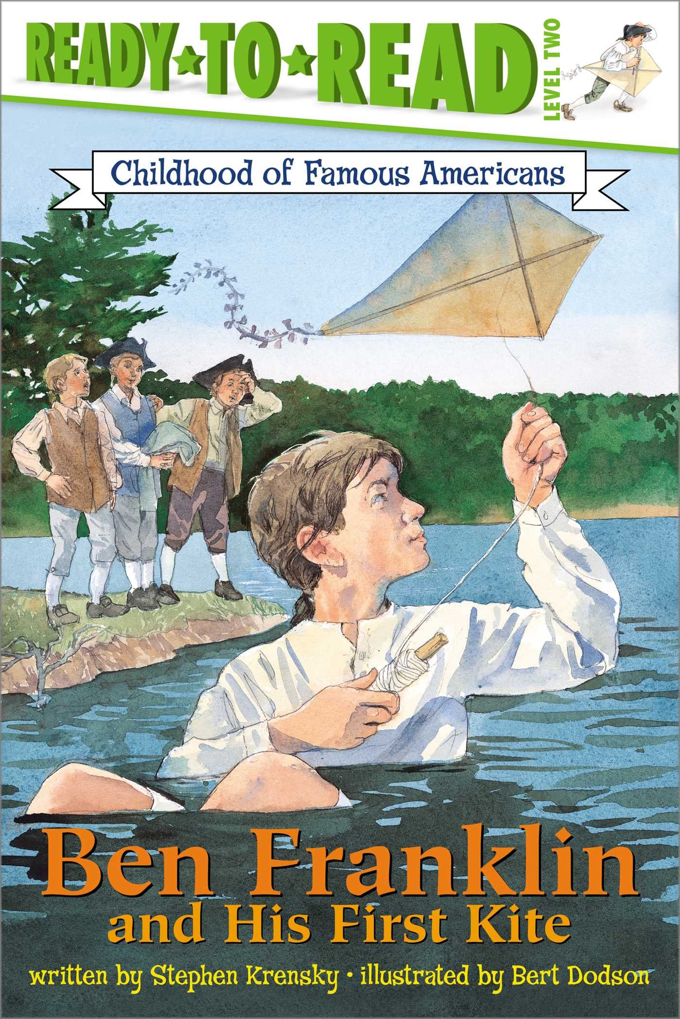 Ben Franklin and His First Kite - 3782
