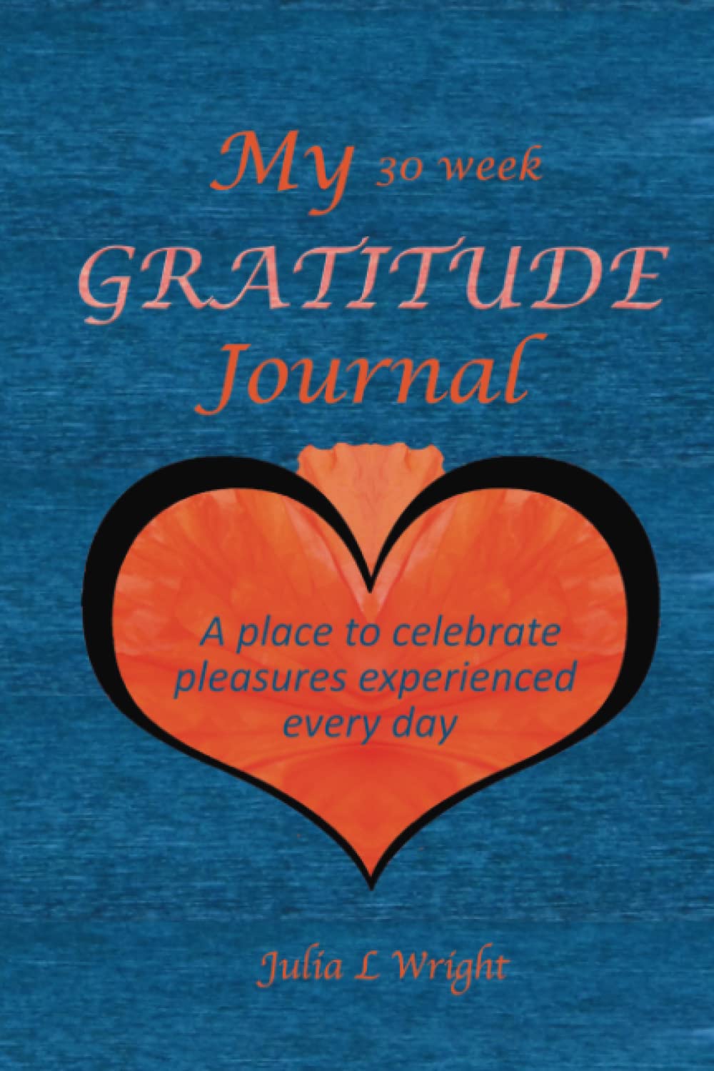 My 30 Week Gratitude Journal: A place to celebrate the pleasures experienced every day - 2738