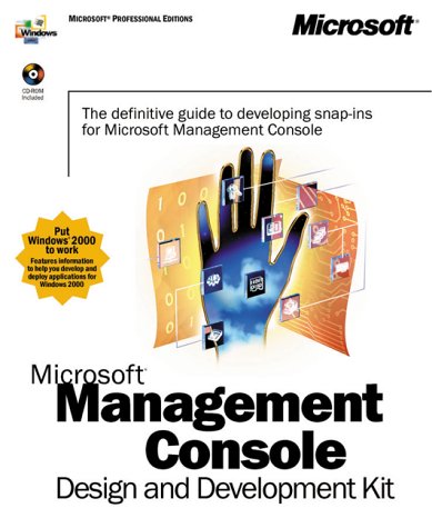 Microsoft Management Console Design and Development Kit