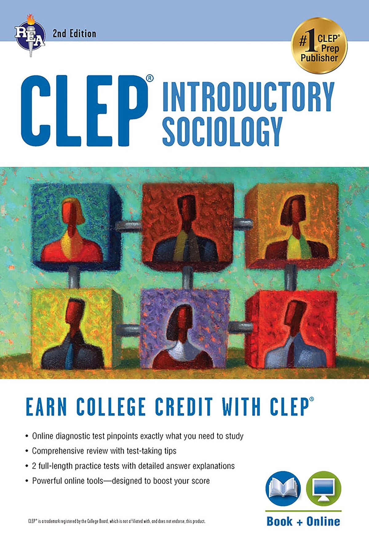 CLEP® Introductory Sociology Book + Online (CLEP Test Preparation)