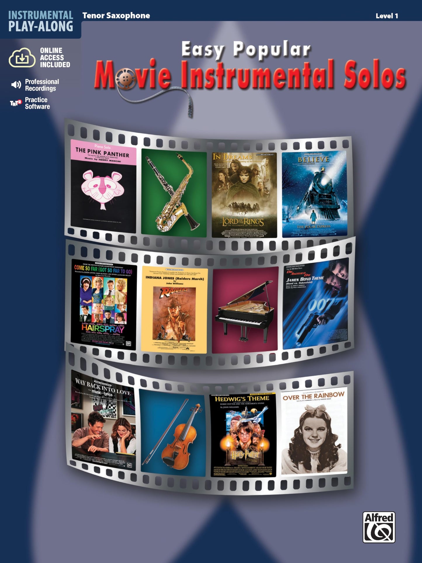 Easy Popular Movie Instrumental Solos: Tenor Sax, Book & Online Audio/Software (Easy Instrumental Solos Series)