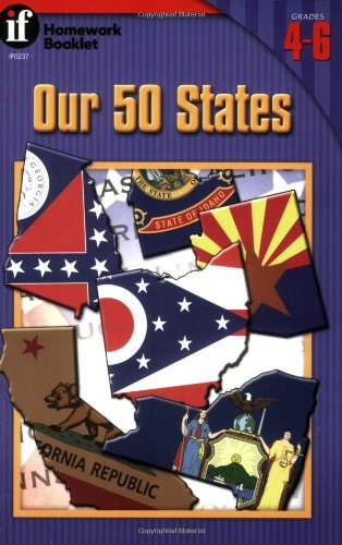 Our 50 States Homework Booklet, Grades 4-6 (Homework Booklets)