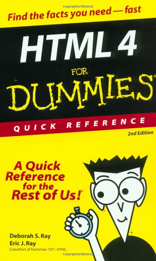 Html 4 for Dummies: Quick Reference - 6803