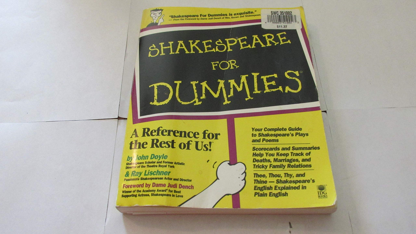 Shakespeare for Dummies - 5475