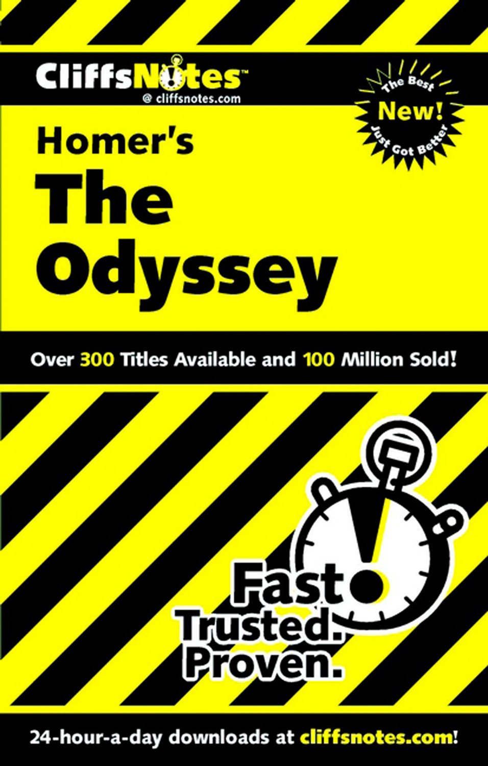 CliffsNotes on Homer's The Odyssey (Cliffsnotes Literature Guides) - 1628