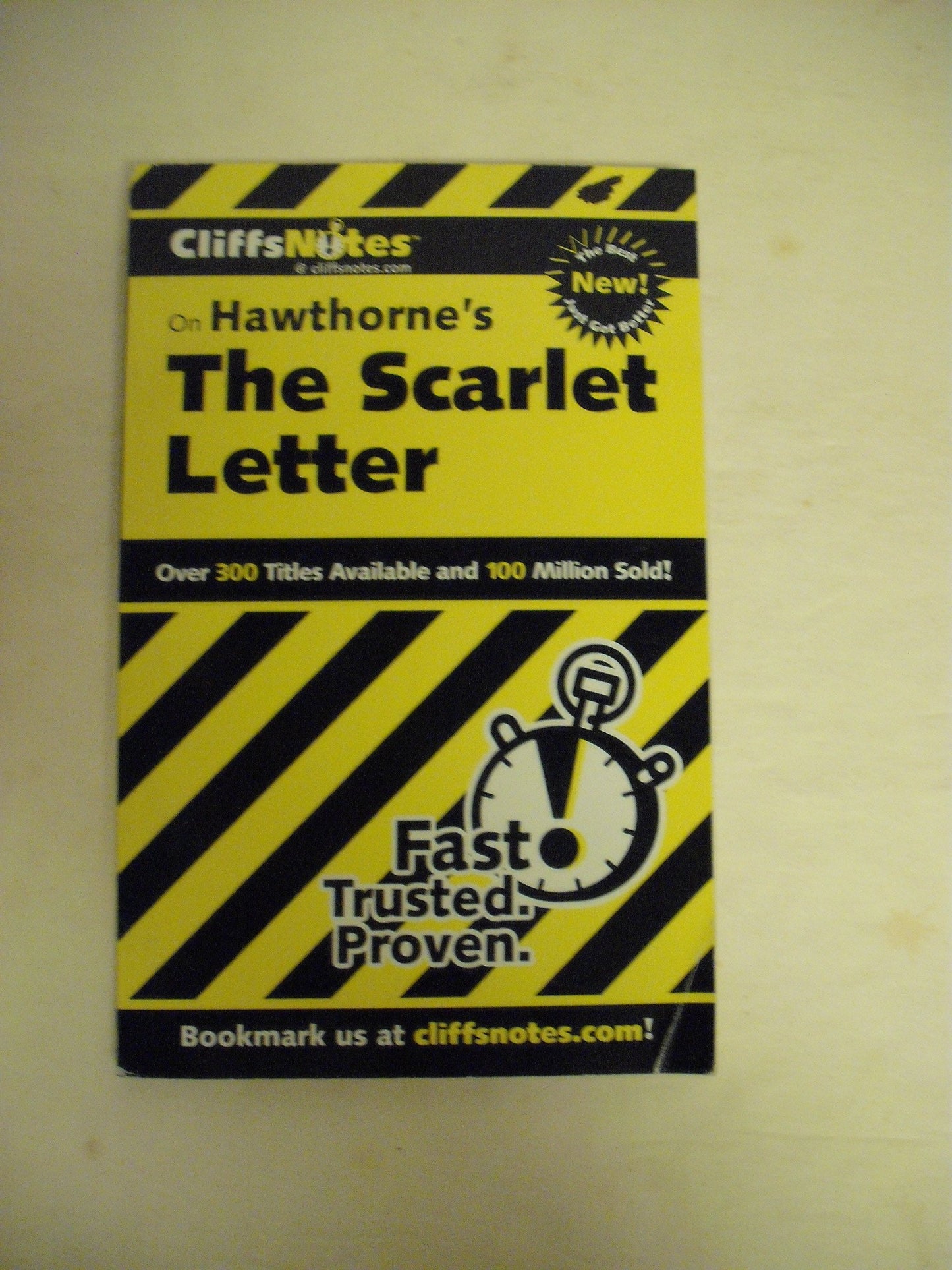 CliffsNotes on Hawthorne's The Scarlet Letter (CLIFFSNOTES LITERATURE) - 6857