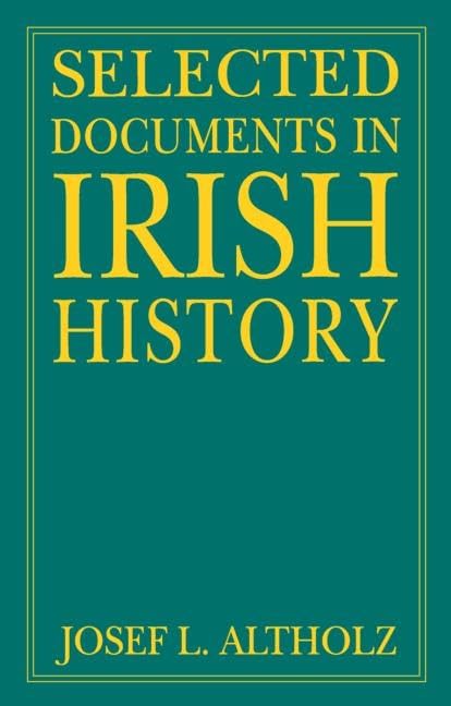 Selected Documents in Irish History - 5075