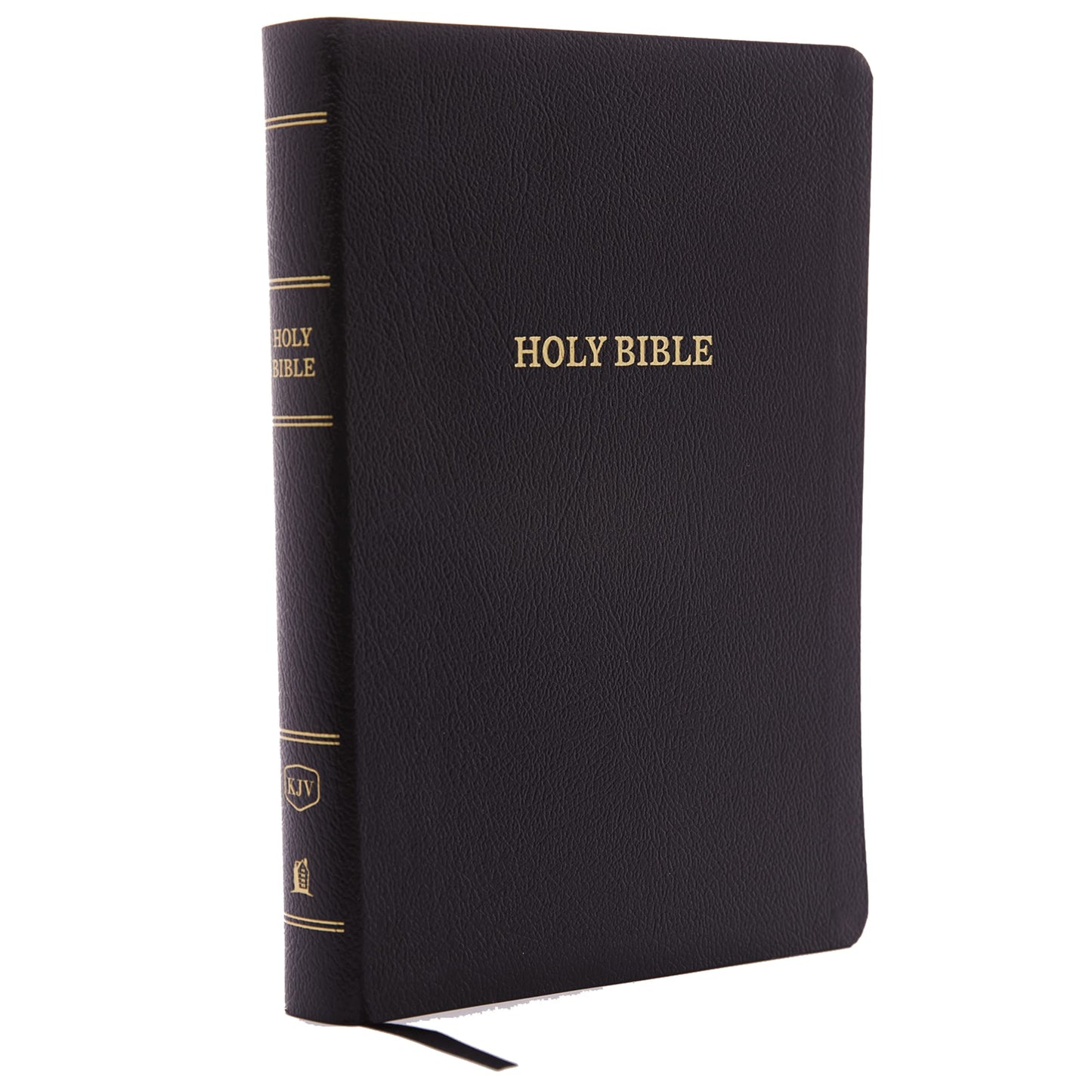 KJV Holy Bible: Giant Print with 53,000 Cross References, Black Bonded Leather, Red Letter, Comfort Print (Thumb Indexed): King James Version