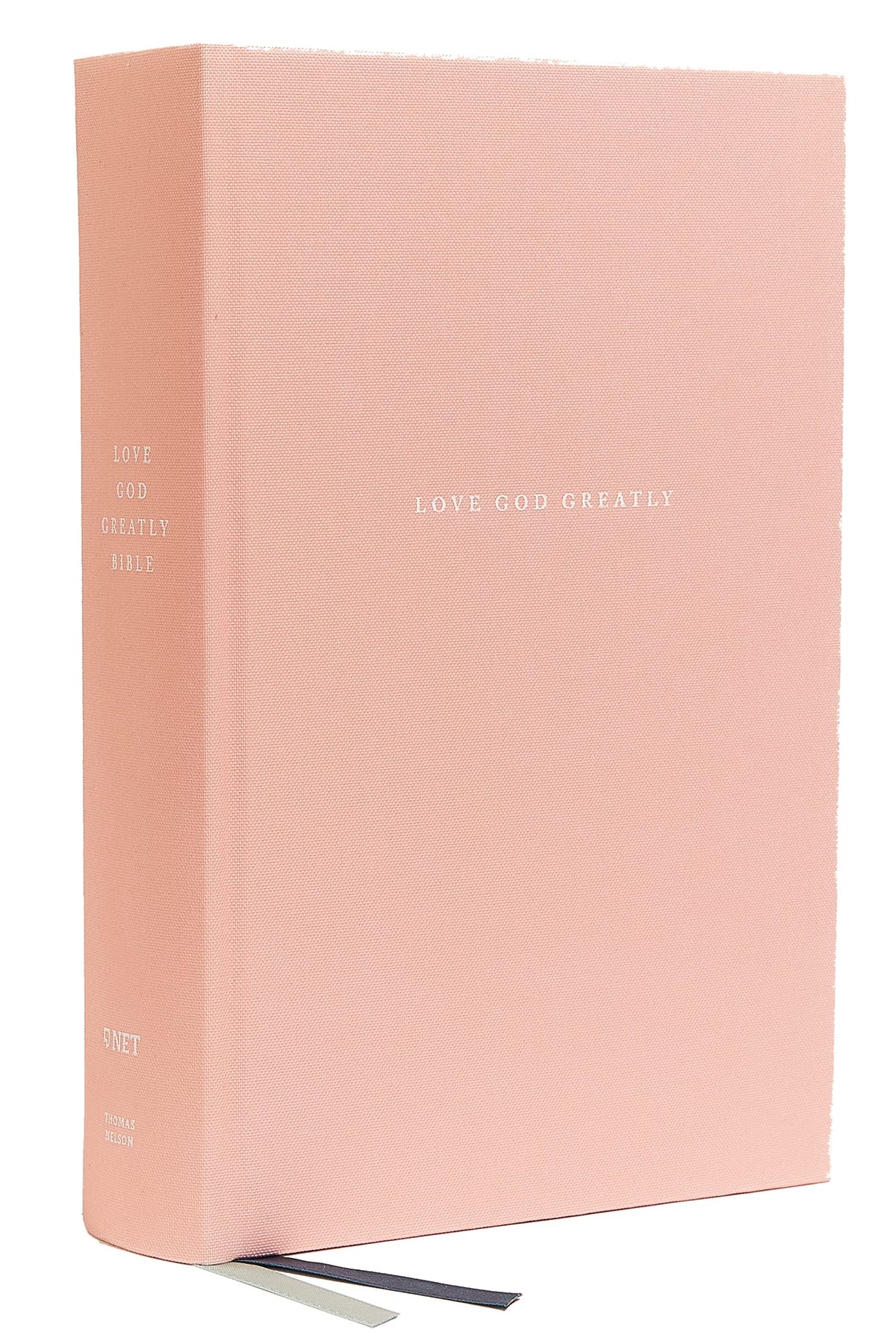 Love God Greatly Bible: A SOAP Method Study Bible for Women (NET, Pink Cloth-over-Board, Thumb Indexed, Comfort Print)