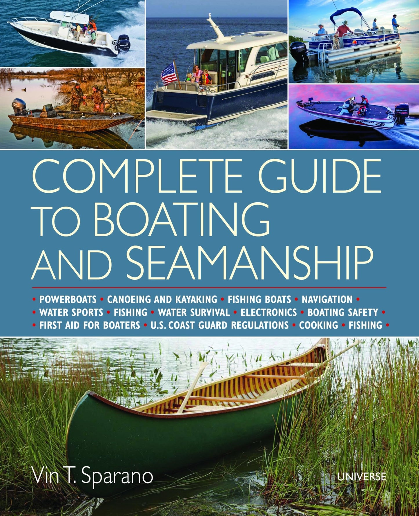 Complete Guide to Boating and Seamanship: Powerboats - Canoeing and Kayaking - Fishing Boats - Navigation - Water Sports -Fishing - Water Survival - ... - Boating Safety - First Aid For Boaters