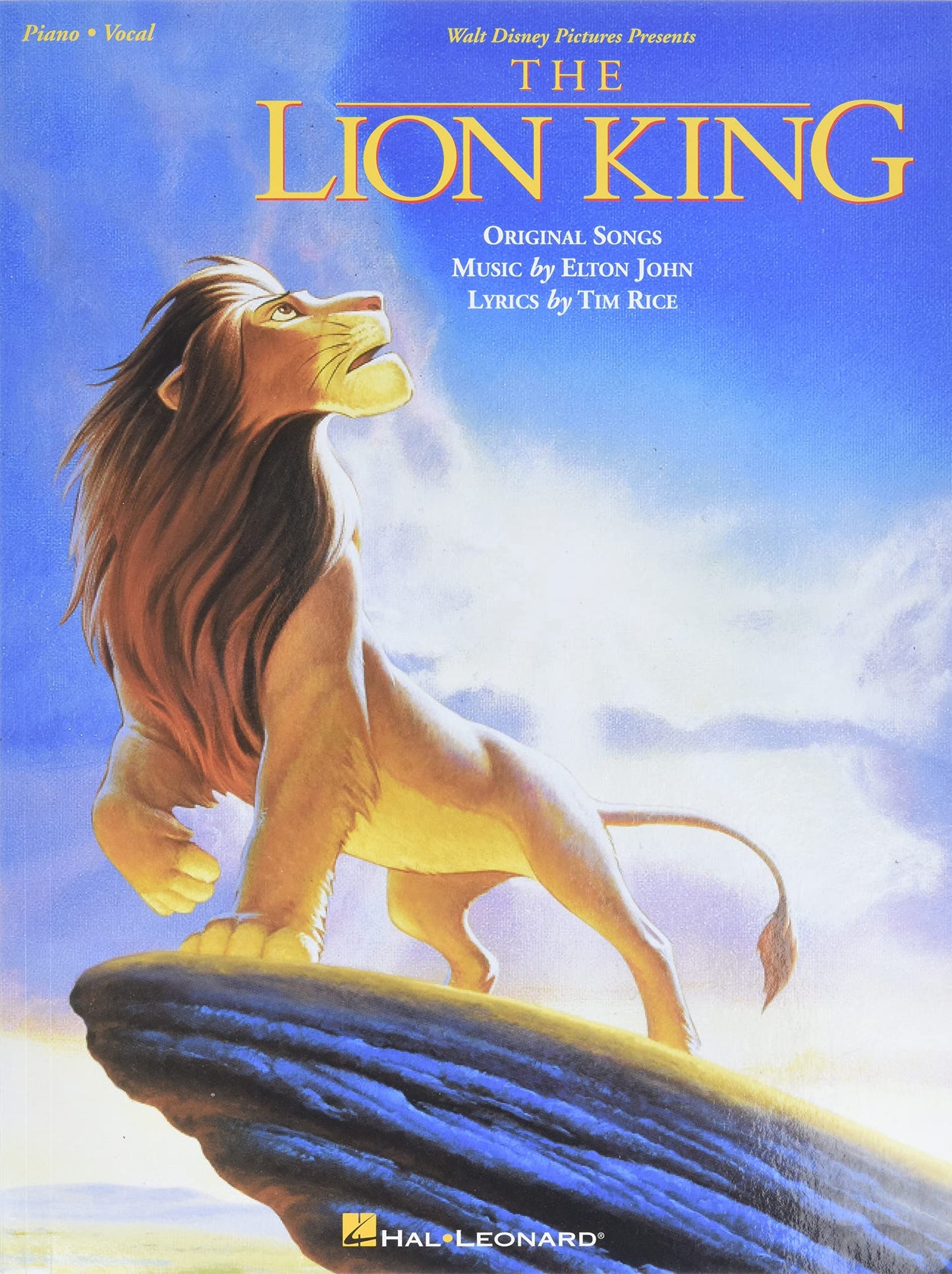 The Lion King By Disney Picture | Piano Vocal Songbook Disney Sheet Music Collection for Piano and Voice | Iconic Movie Soundtrack Arrangements | Music Book for Beginners and Intermediate Players