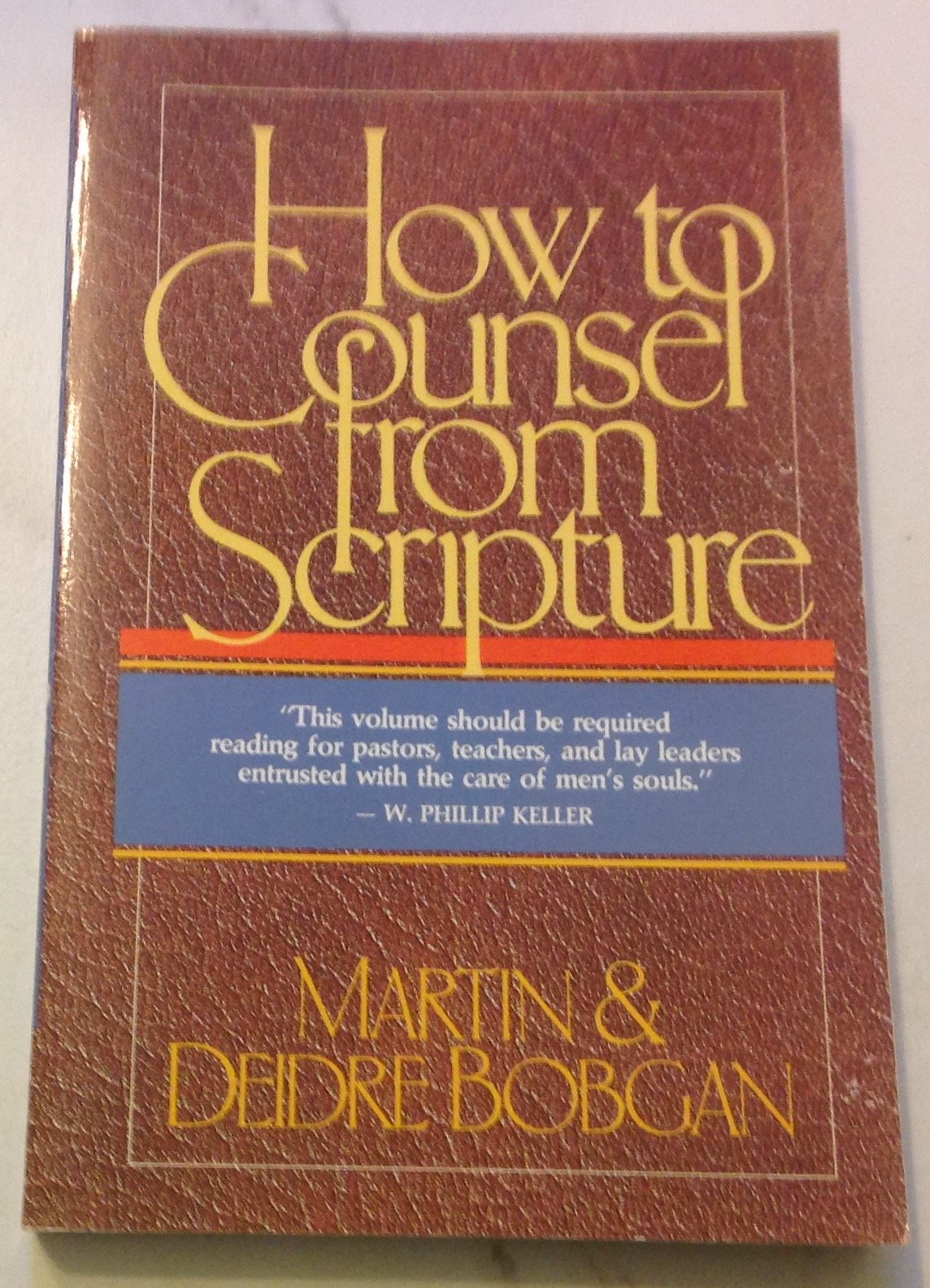 How to Counsel from Scripture