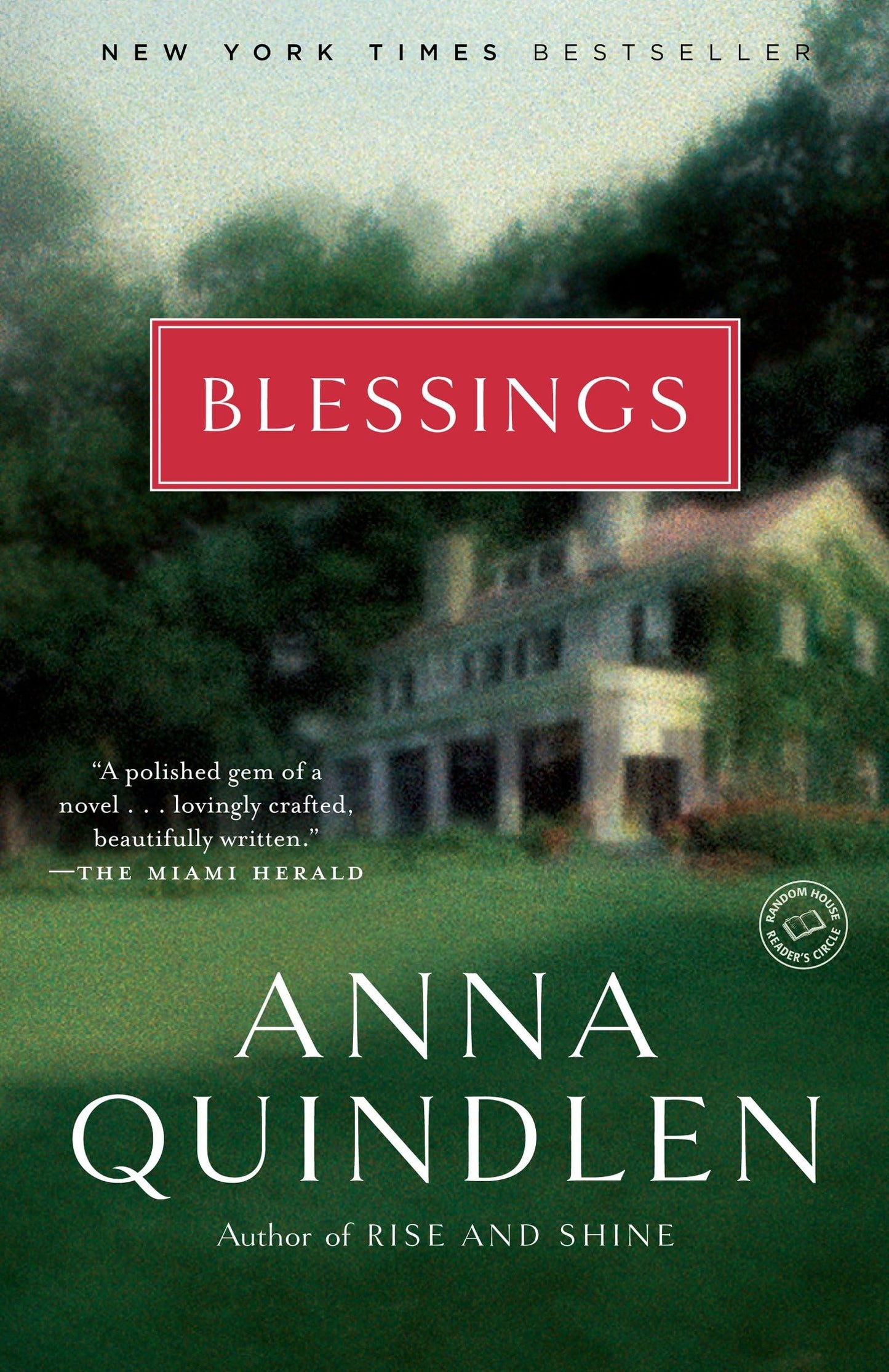 BLESSINGS: A NOVEL (RANDOM HOUSE - 9321