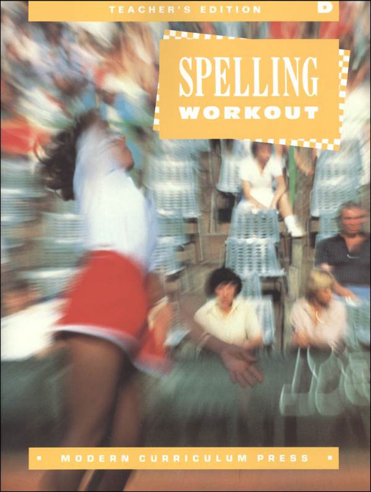 SPELLING WORKOUT, LEVEL D, TEACHER EDITION, 1994 COPYRIGHT - 6833