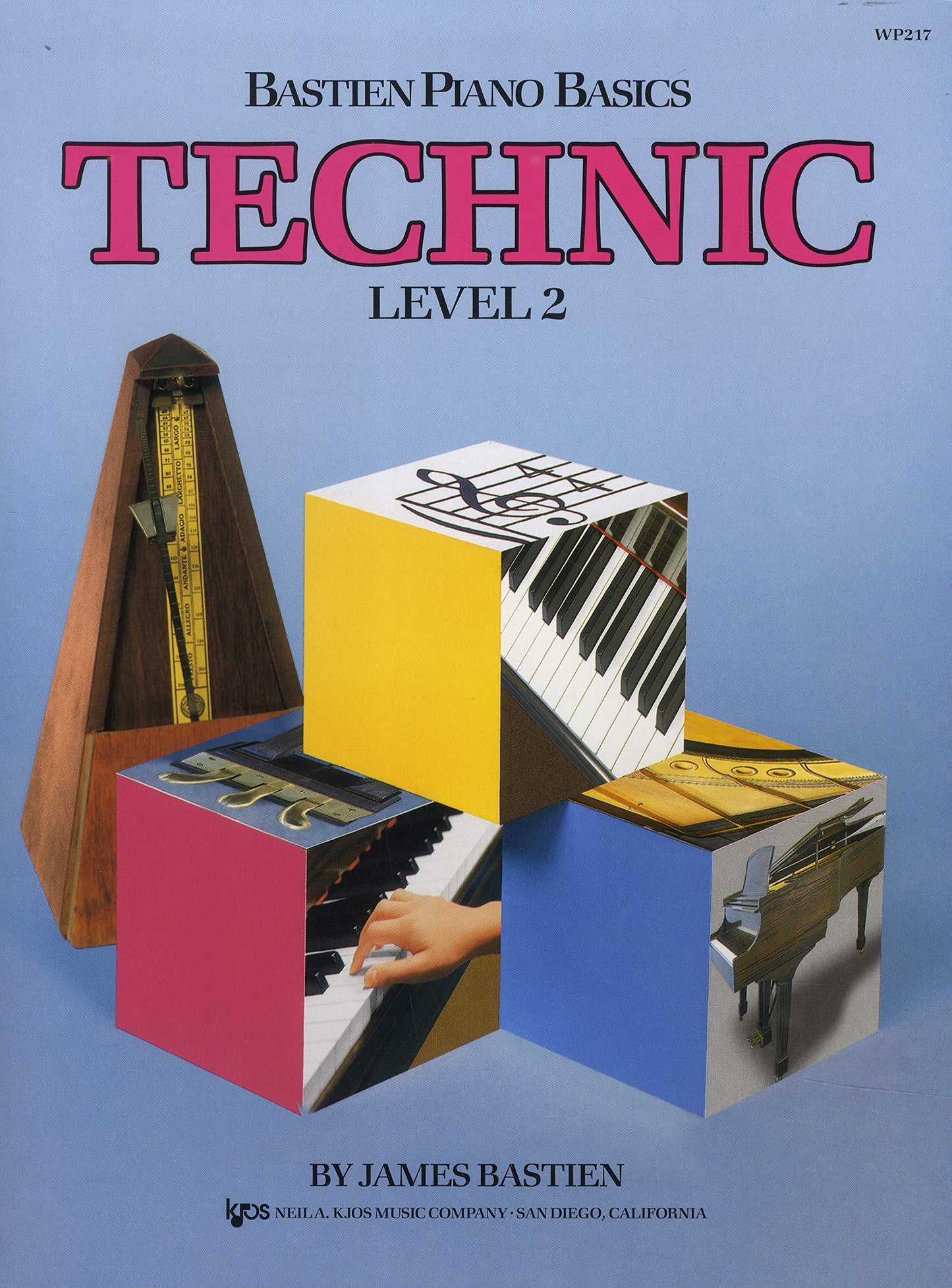Bastien Piano Basics - Technic Level 2 | Blue Book for Beginners | Piano Sheet Music and Technic Development | Graded Exercises for Young Learners | Piano Performance