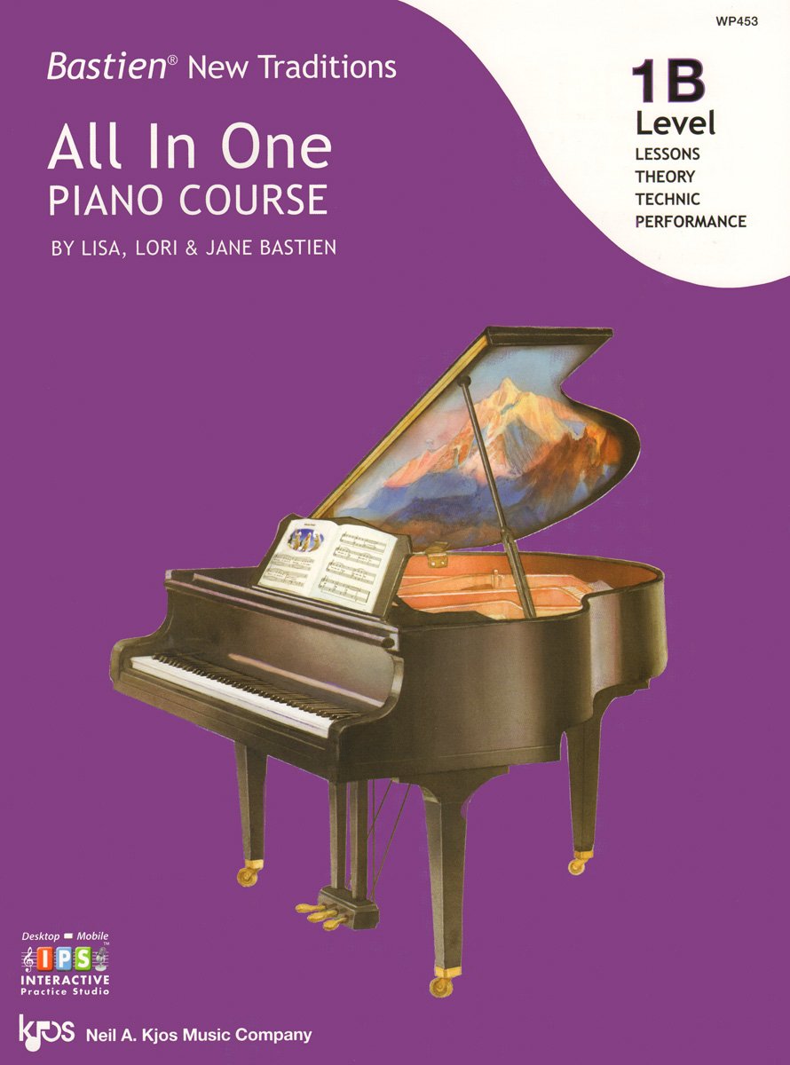 WP453 - Bastien New Traditions - All In One Piano Course - Level 1B - 5295