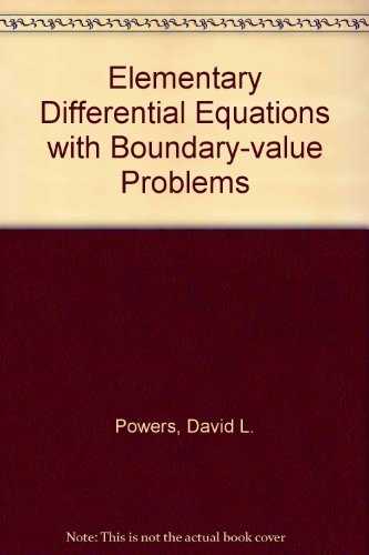 Elementary Differential Equations With Boundary-Value Problems - 2430