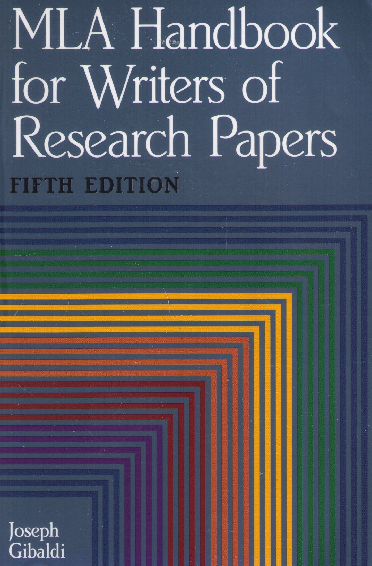 MLA Handbook for Writers of Research Papers, Fifth Edition