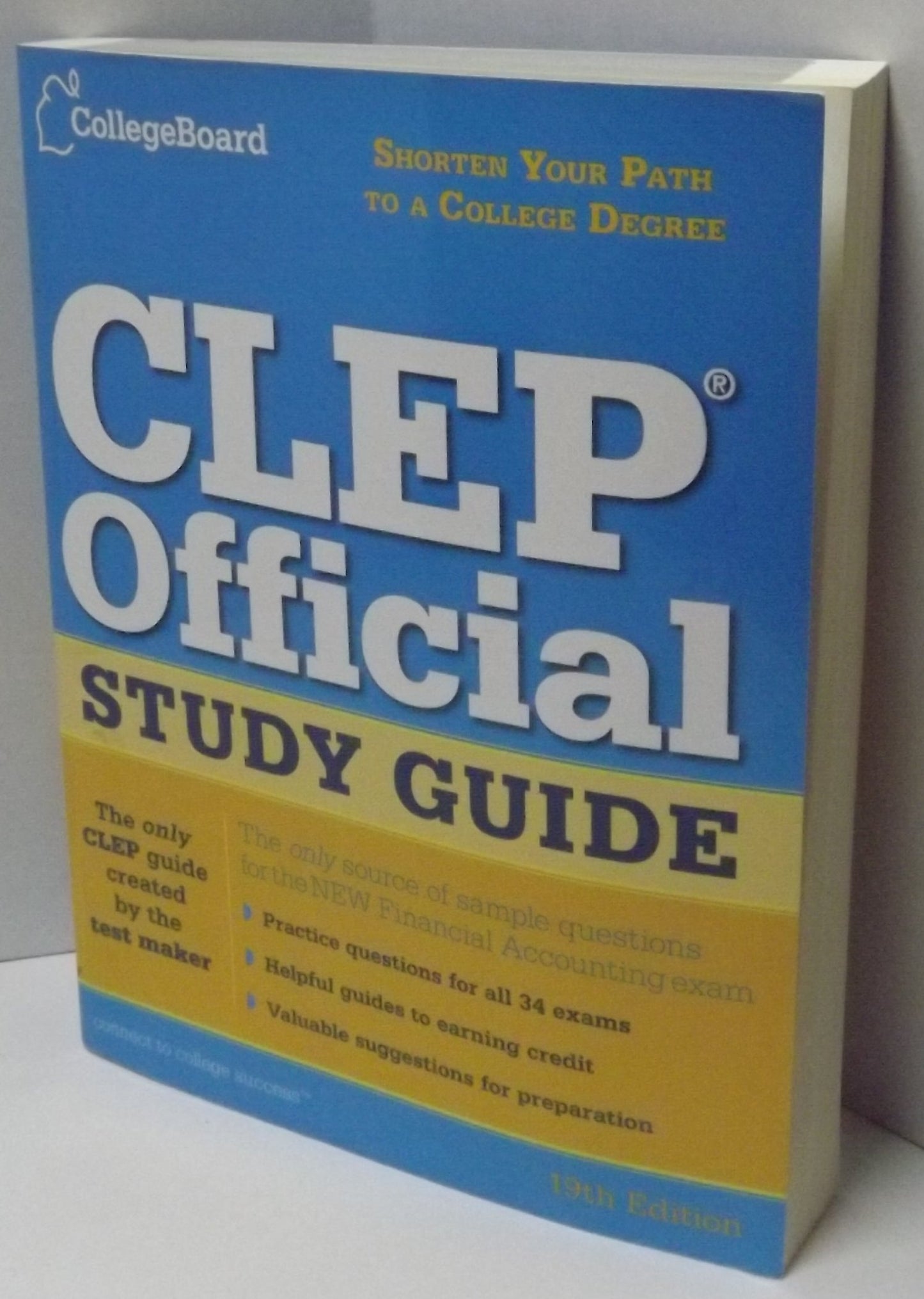 The College Board CLEP Official Study Guide, 19th Edition