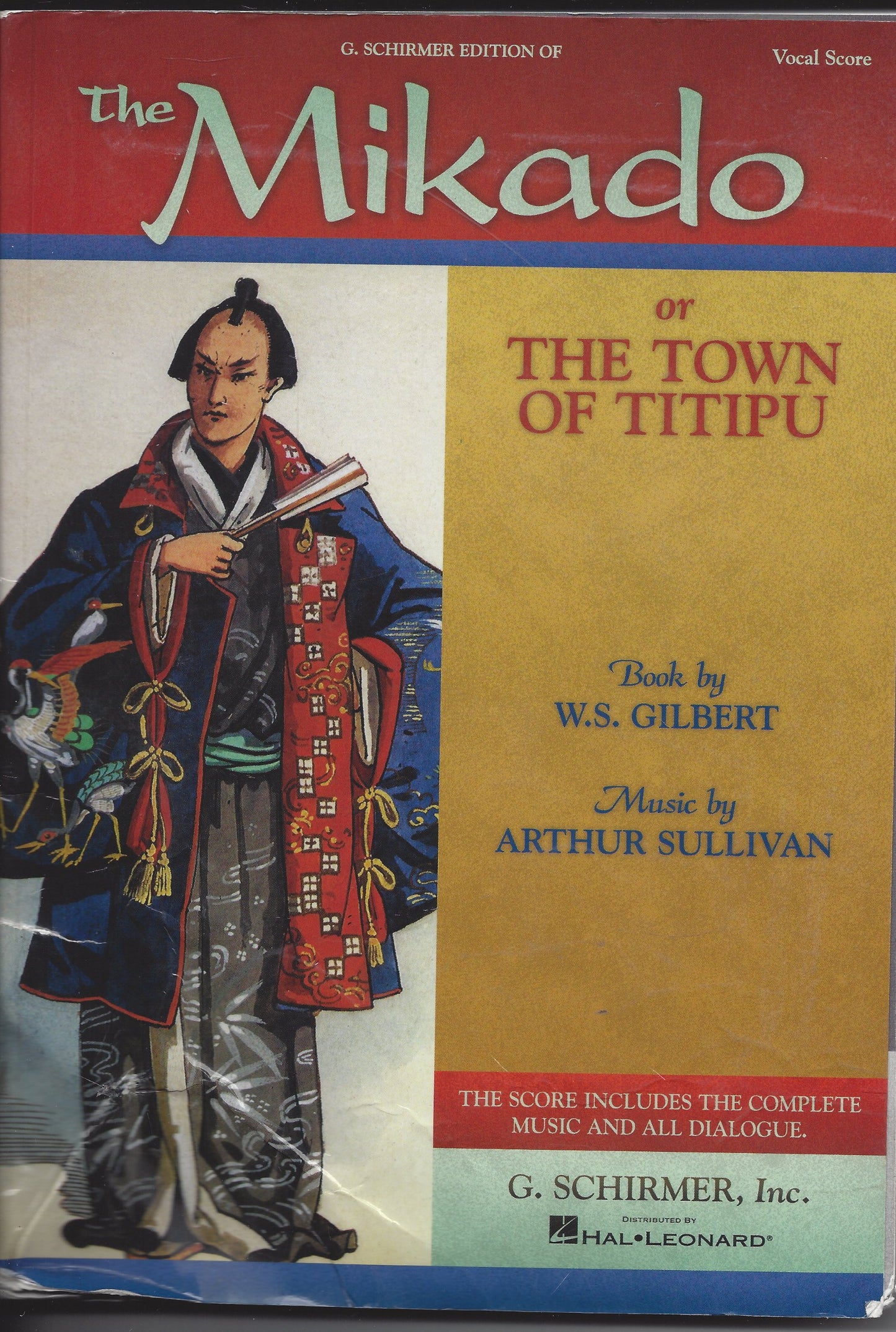 The Mikado: or The Town of Titipu Vocal Score