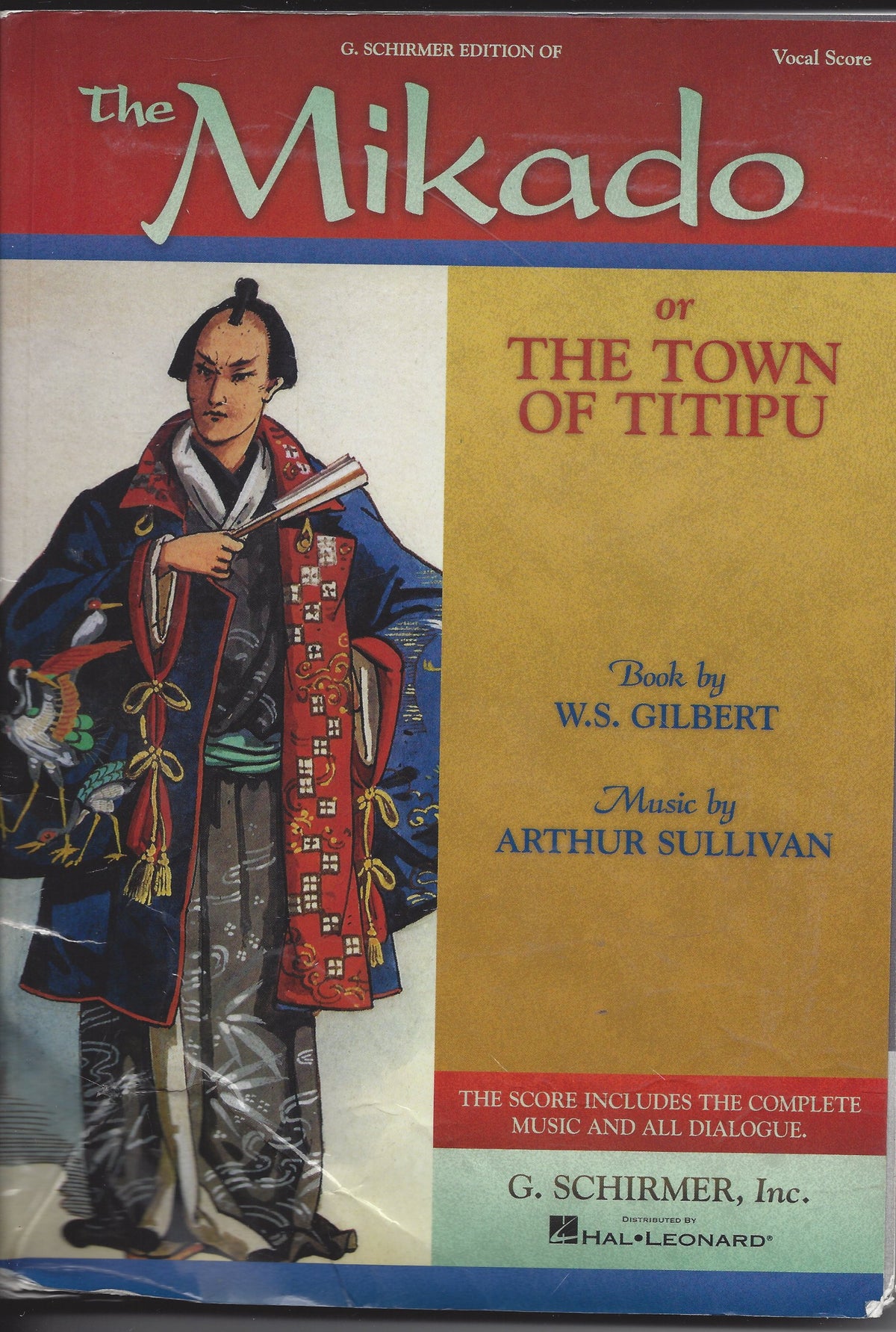 The Mikado: or The Town of Titipu Vocal Score
