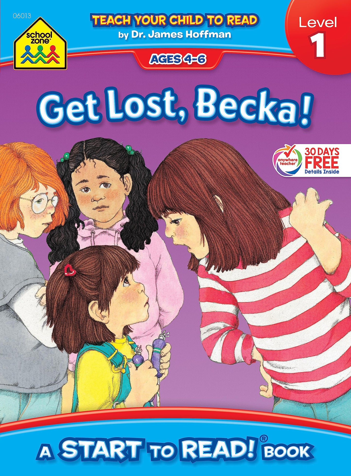 School Zone Get Lost, Becka! Start to Read! Book Level 1: Ages 4 to 6, Rhyming, Early Reading, Vocabulary, Simple Sentence Structure, and More (Start to Read! Book Series) - 6006