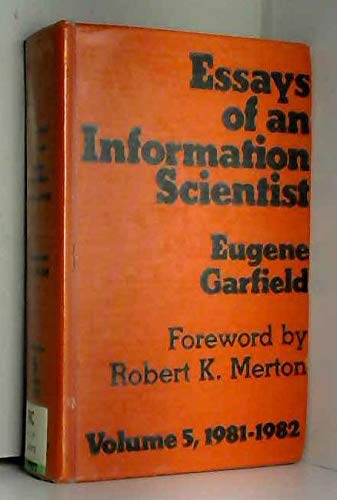 Essays of an Information Scientist, Vol:5, 1981-82