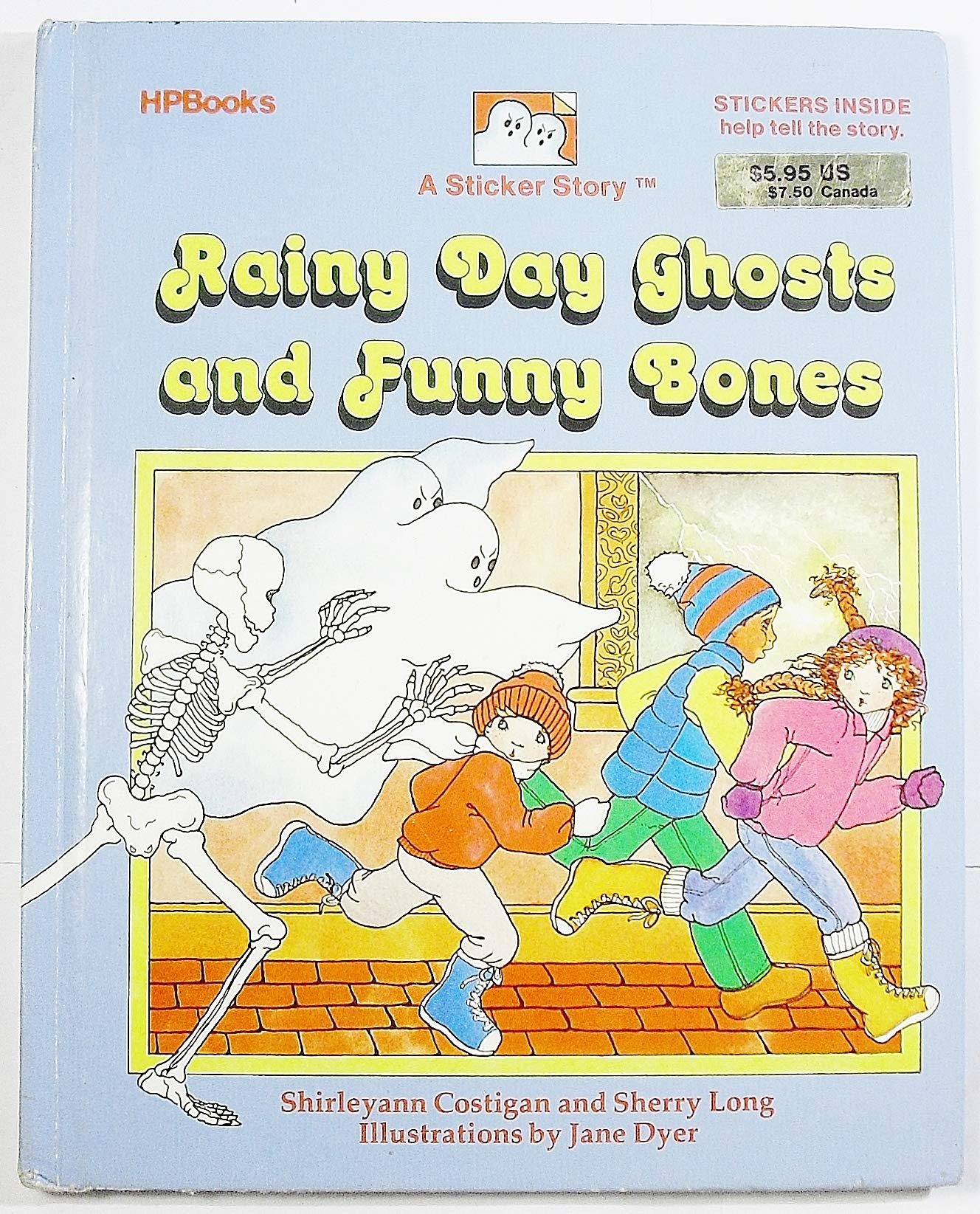 Rainy Day Ghosts and Funny Bones (A Sticker Story)