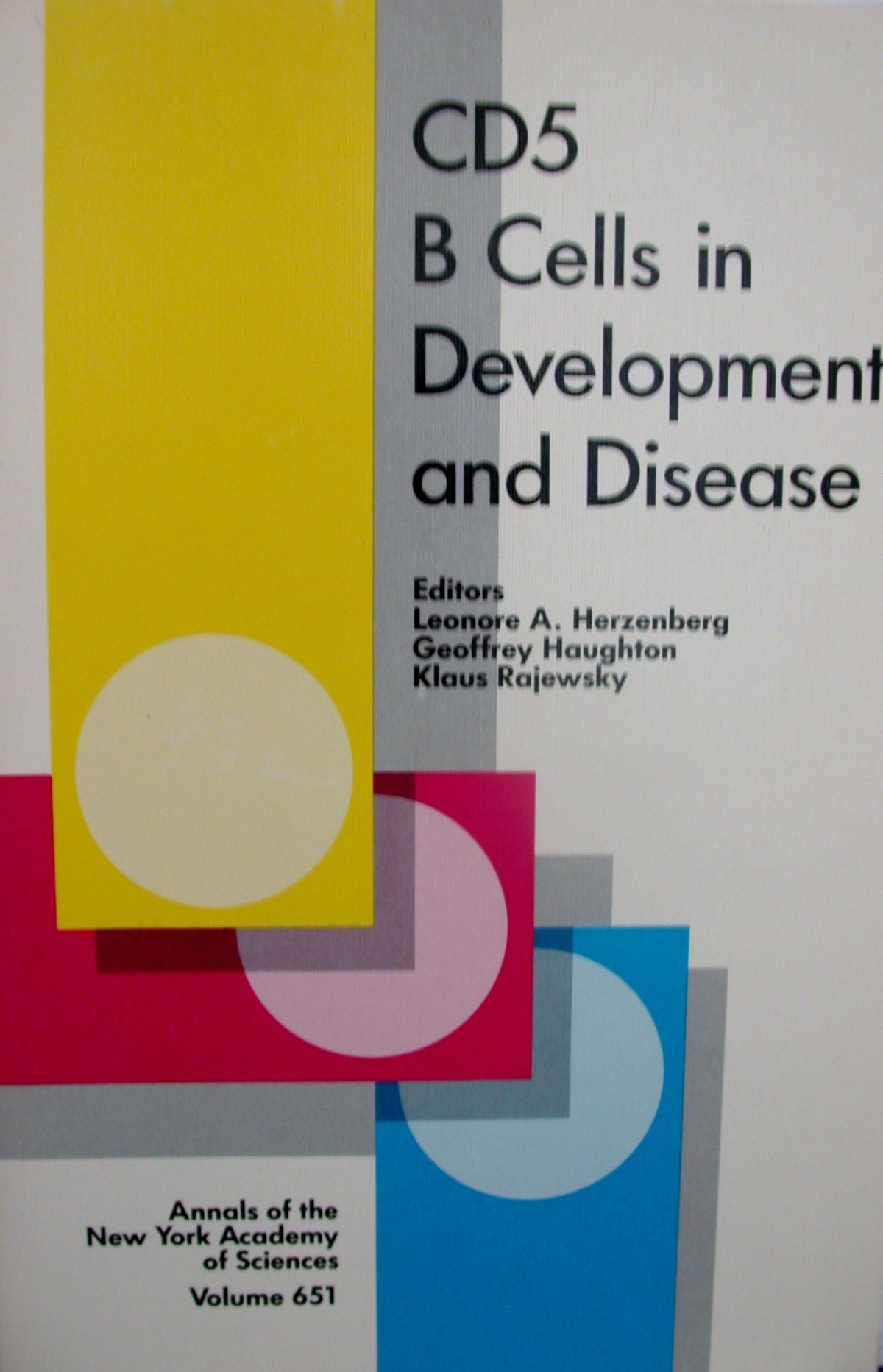 Cd5 B Cells in Development and Disease (Annals of the New York Academy of Sciences)