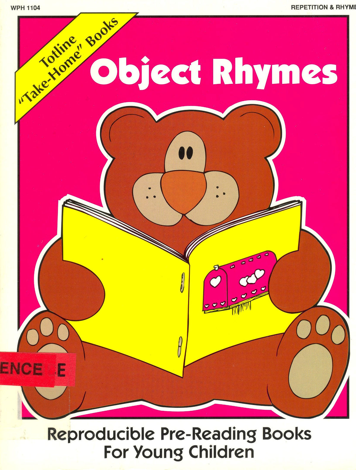 Totline Object Rhymes ~ Reproducible Pre-Reading Books for Young Children ("Take Home" Books)