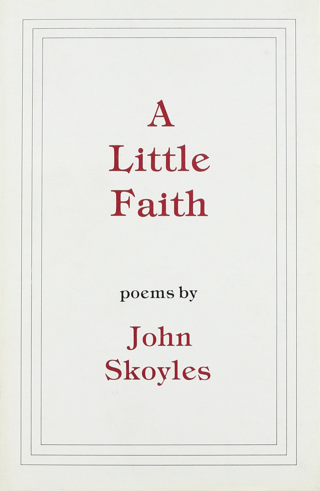 A Little Faith - 7068
